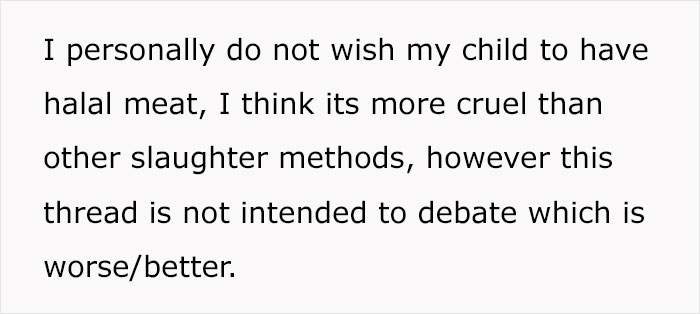 Woman Upset Over Her Daughter’s School Offering Only Halal Meat From Now On, Rants Online Woman Upset Over Her Daughter’s School Offering Only Halal Meat From Now On, Rants Online