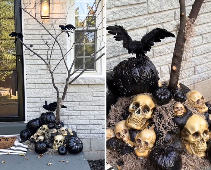 DIY Halloween Porch Decor