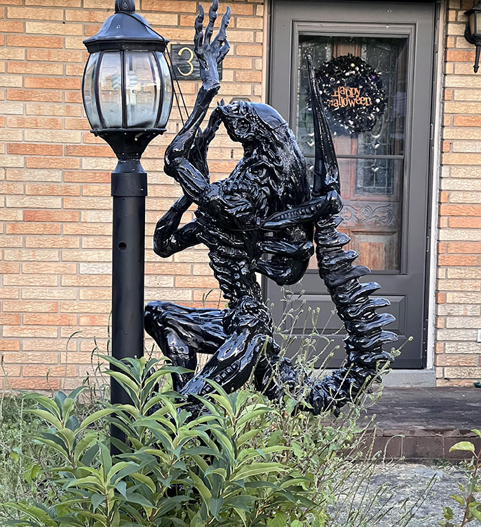 Halloween Decor. It's 3D Printed And In Front Of My Friend’s House