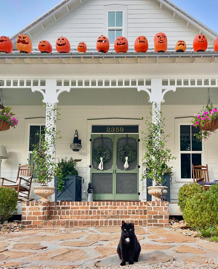 The Latest Halloween Install. Each Year, I Try To Build Onto My Halloween Displays. This Install Gives Such Halloweentown Vibes