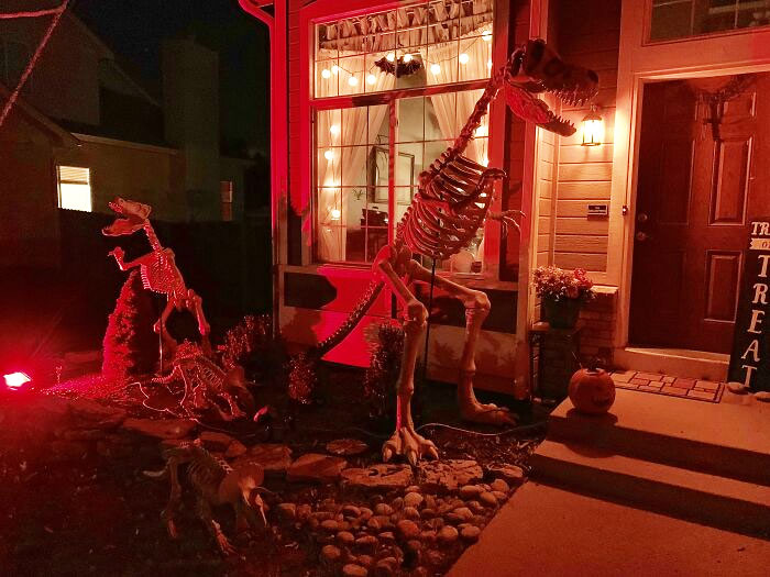 It's A Dino-Halloween At My Daughter's House This Year