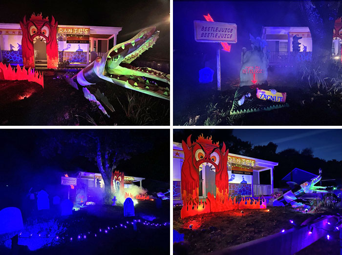 Beetlejuice Yard Display. Every Year I Create A Different Themed Halloween Display. This Year We Chose Beetlejuice In Honor Of The Sequel