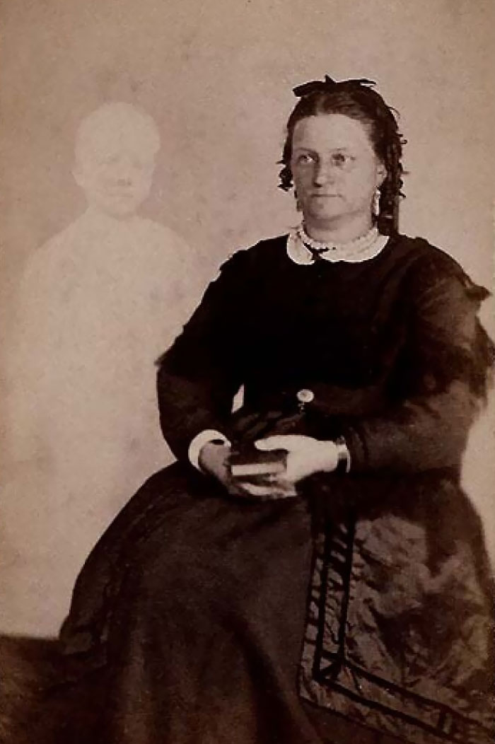 Mrs. French With A Child "Ghost"