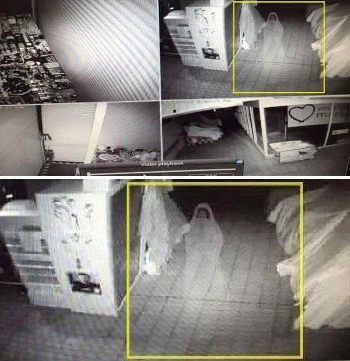 A Ghost Has Been Caught On Camera Inside Warrington Market Near A Make Up Stall