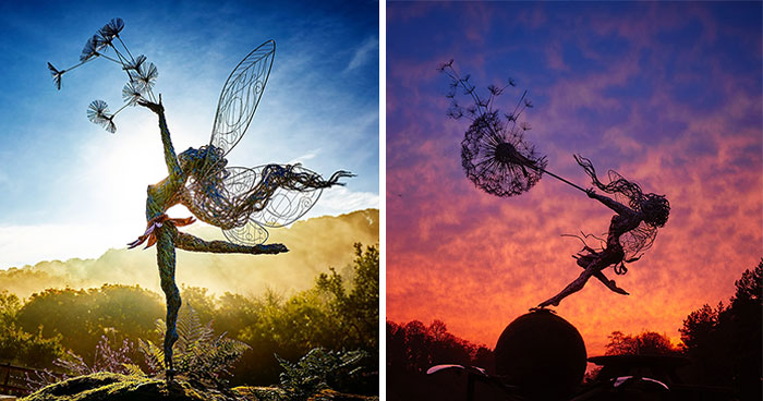 27 Magical Wire Sculptures Of Fairies, Created By Robin Wight (New Pics)