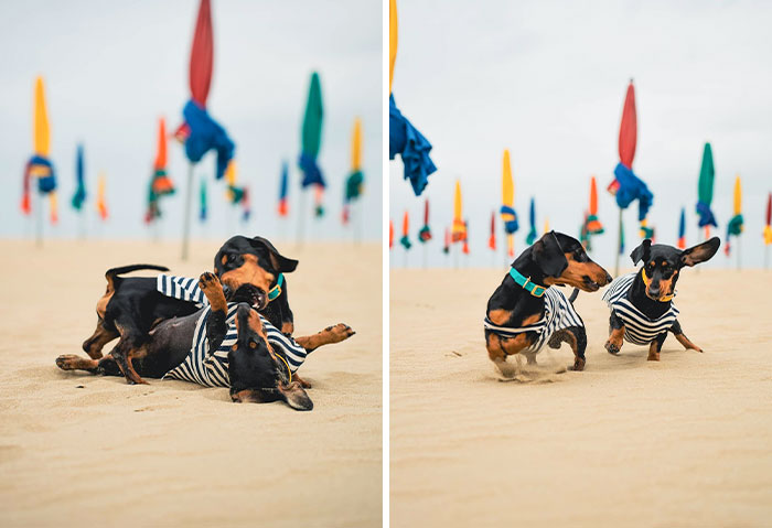 Lucienne Is Playing With Her Son Lapo