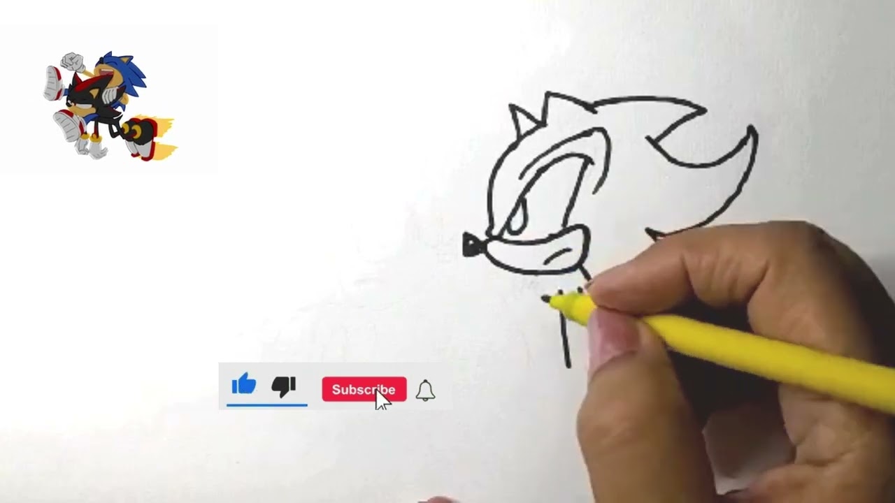 How To Draw Sonic vs. Shadow | Easy Drawing For Kids
