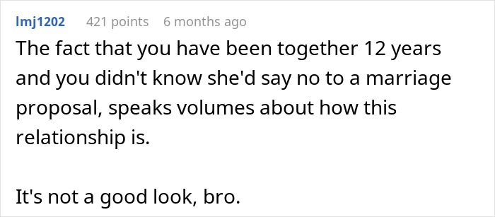 12 Years Down The Drain: Guy Finally Decides To Propose When He's Ready, GF Says 'No'