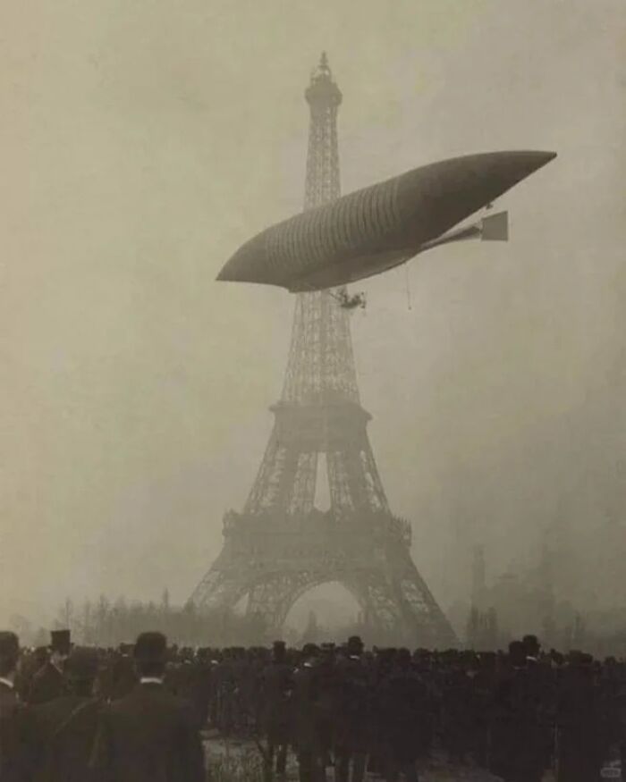Henry Giulio's Airship, The Yellow, 1903 Old Photos From The 19th Century Give Us A Glimpse Into The Achievements Of The Industrial Revolution