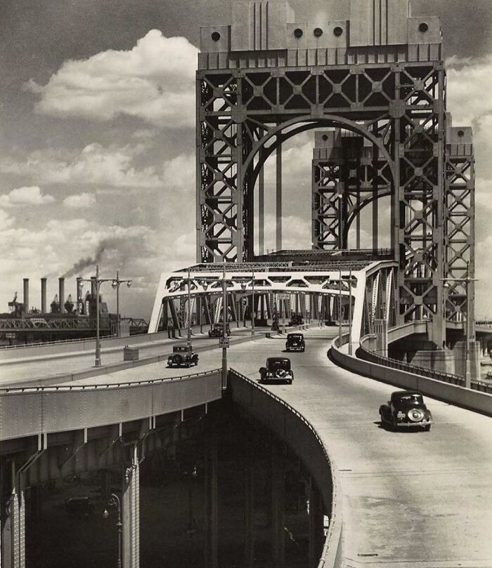 The Triborough Bridge In New York City In 1937