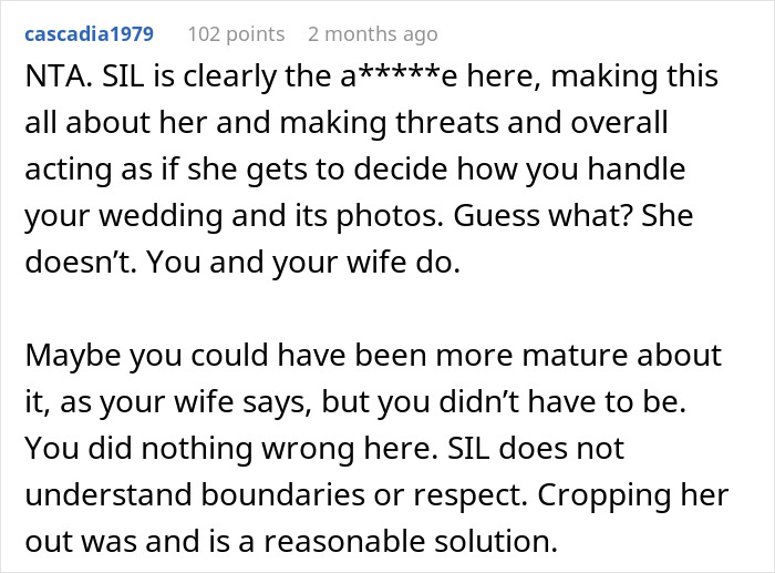 Groom Maliciously Complies With SIL&rsquo;s Demand To Not Post Photos With Her In Them Online