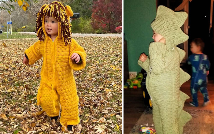 I'm An Avid Crocheter. I Made My Grandsons' Their Costumes