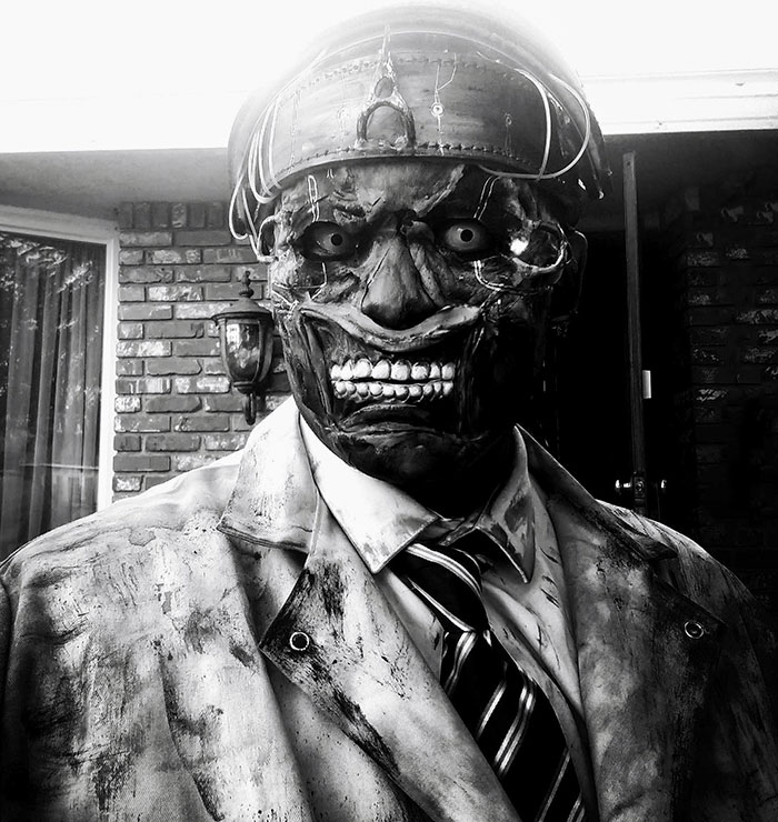 I'm Dressed As A Doctor From "A Clockwork Orange" Movie For Halloween