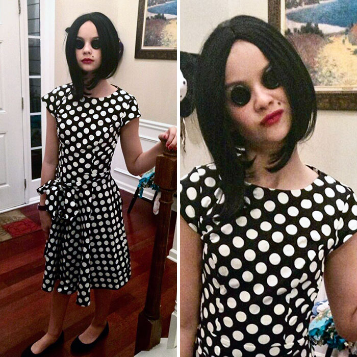 My Awesome 12 Yr Old Step-Daughter Wanted To Be The Other Mother From Coraline