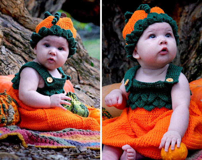 My Baby In Her Halloween Costume