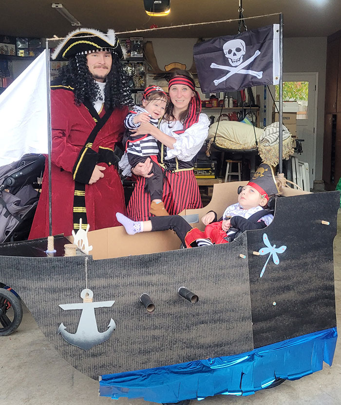 I Made A Pirate Ship For My Daughters Wheelchair