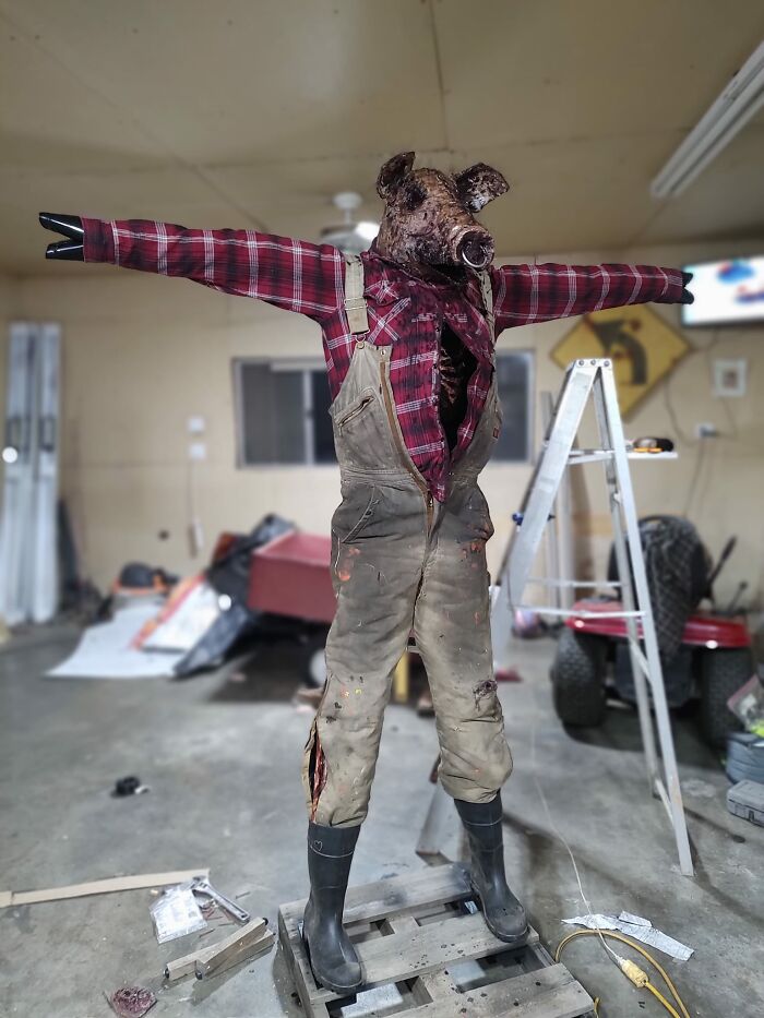 Local Scarecrow Contest, Although I Didn't Place, It Was Fun To Build