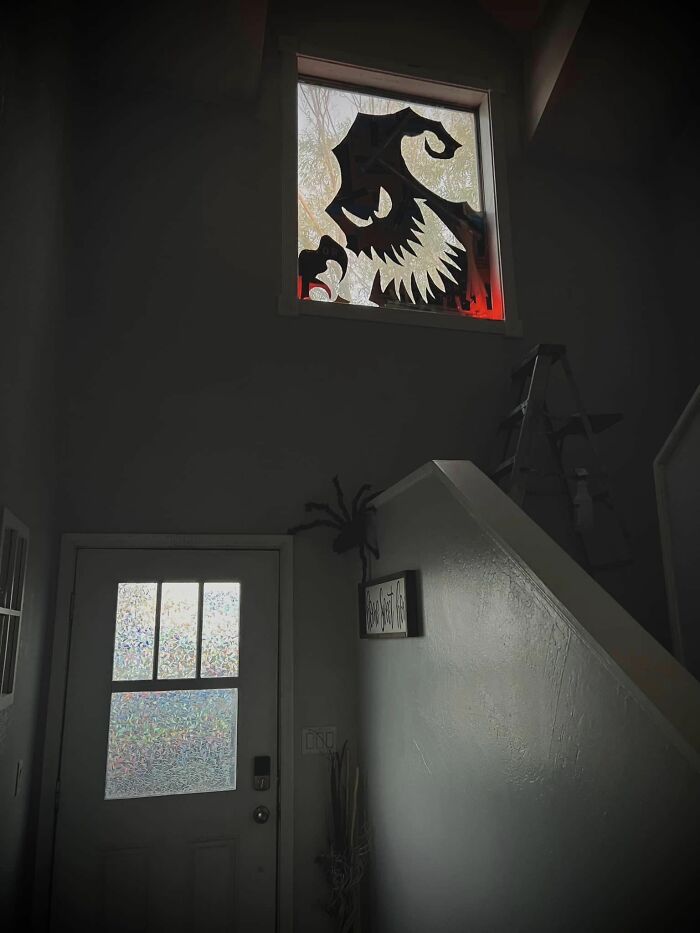 Oogie Boogie. This Was Easy And Fun To Make And It Looks So Cool At Night!