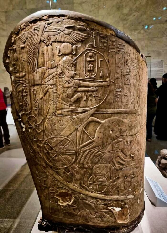 Nearly 3,400-Year-Old Chariot Body Of Thutmose IV