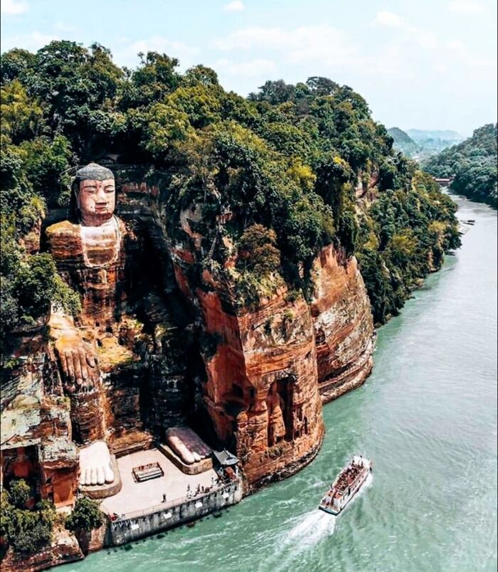 The Leshan Giant Buddha, Located In The City Of Leshan, Sichuan Province, China