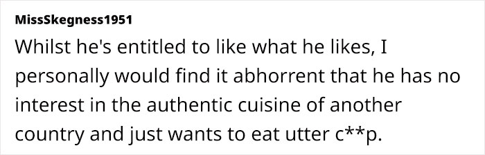 Man Adamant About Not Eating Out On Vacation, Says He&rsquo;s Ok With McDonalds, Wife Is Livid