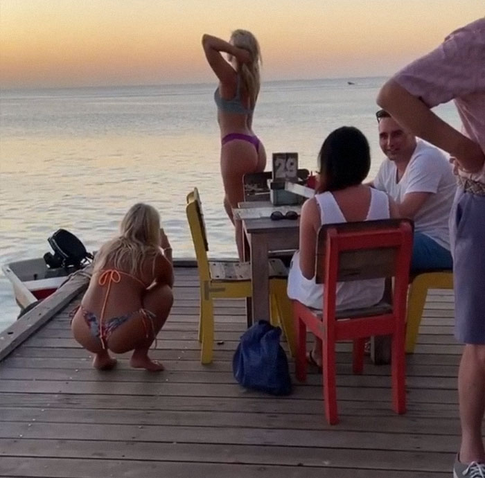 Ma’am Do You Mind We’re Trying To Eat And Not Fight For The Entire Remainder Of The Vacation Thanks