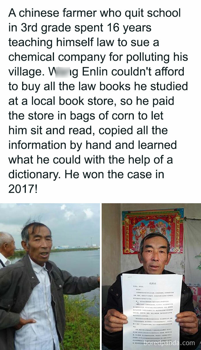 Brave Man Fights His Own Battles