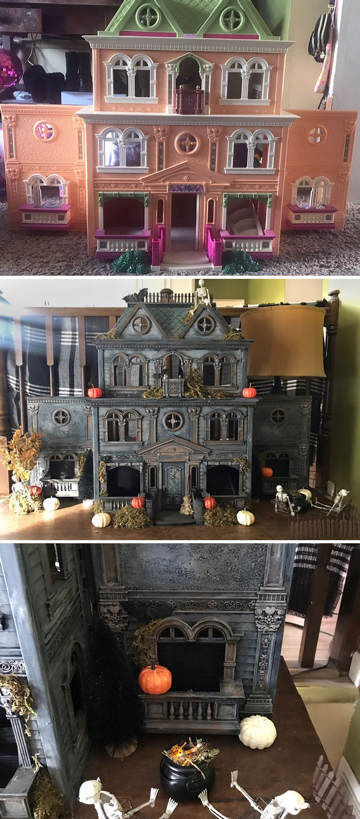 Made A Haunted Halloween House