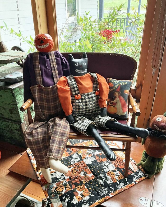 I Had A Very Fun Day Today Decorating For Halloween. Our Granddaughter Is Five Now, So I Pulled Out Lots Of Things That Hadn't Been Out In Years