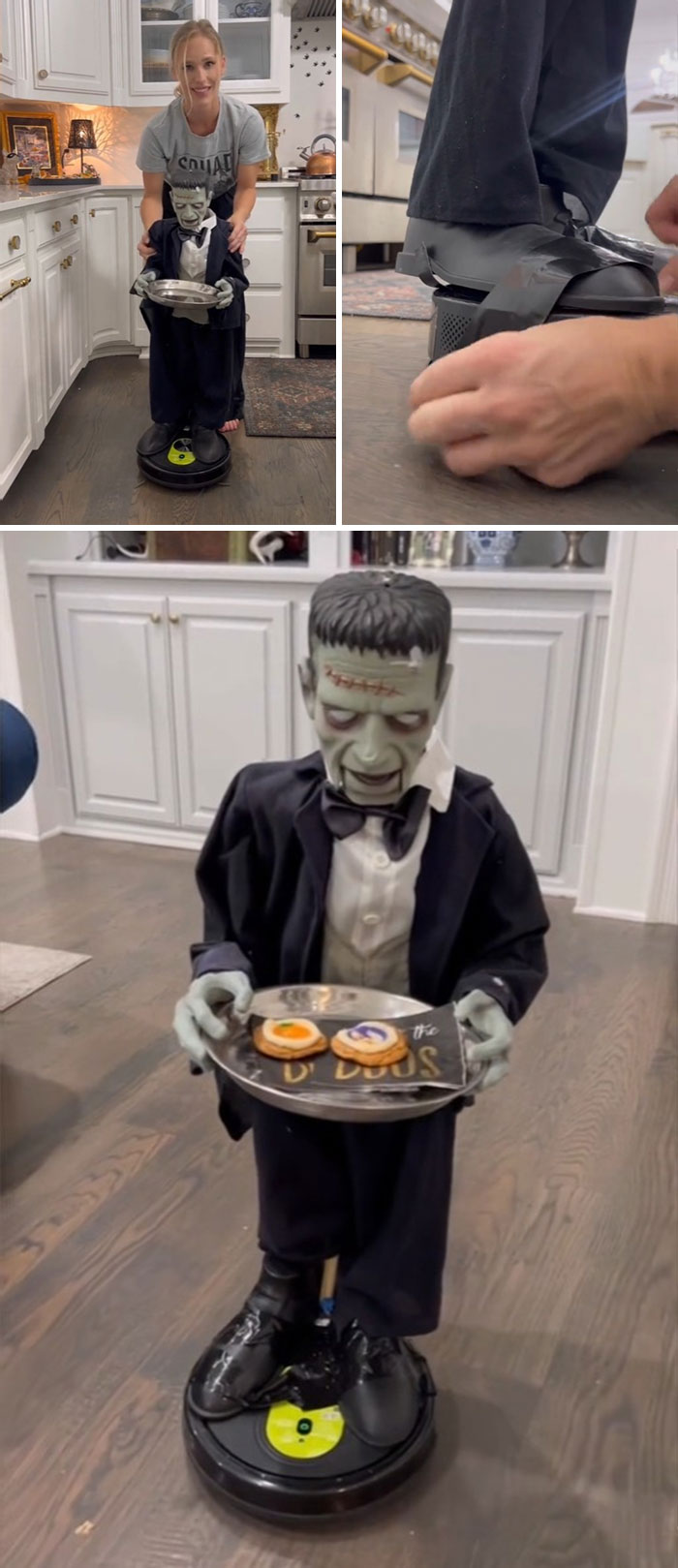 I Can't Stop Laughing At This One. This Is My 3rd Halloween Roomba And I Think My Favorite One 