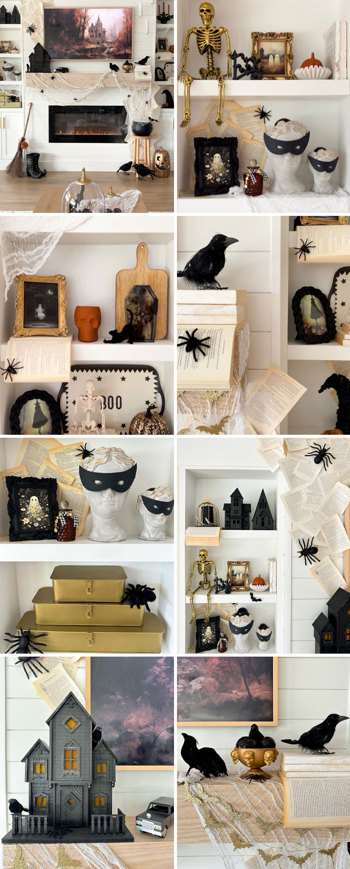 Our Halloween Mantel Last Year Inspired By The Magic Of Harry Potter