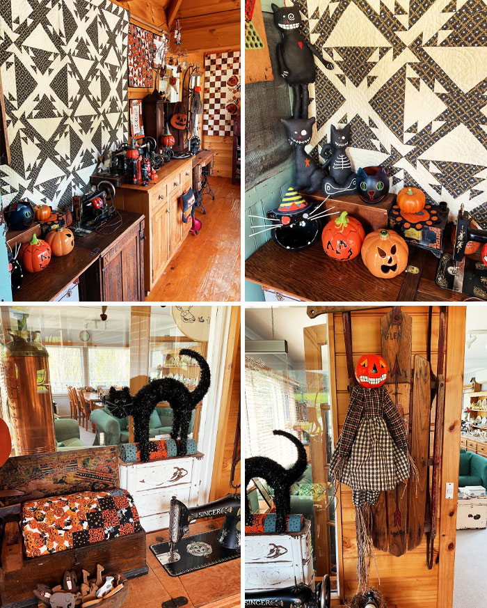 A Little Bit Of My Halloween Decorating. This Time Of The Year Is Difficult In The Southern Hemisphere Because It Is Spring, But I Love Halloween