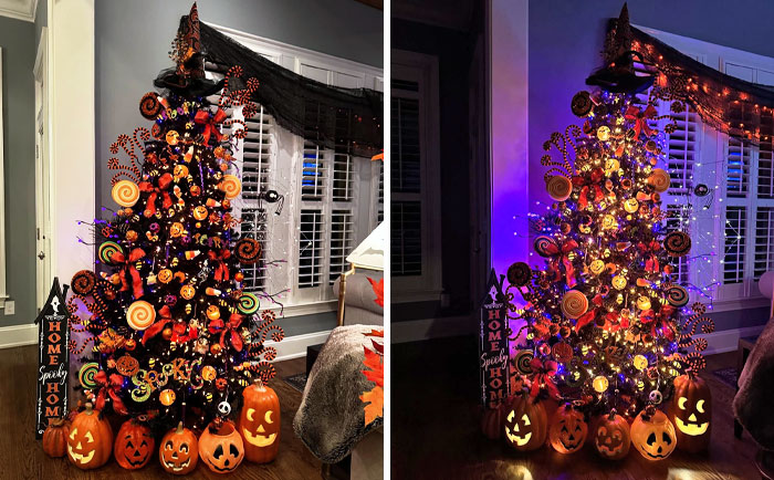 Trick Or Tree. Sweet Dreams Are Made Of This. I Don't Think It's Totally Done Yet, But I'm So Happy To Have It Up. Happy Wicked Wednesday, My Darlings