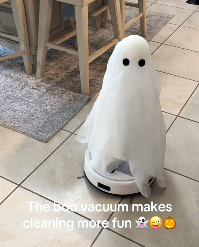Add A Ghost To Your Robot Vacuum