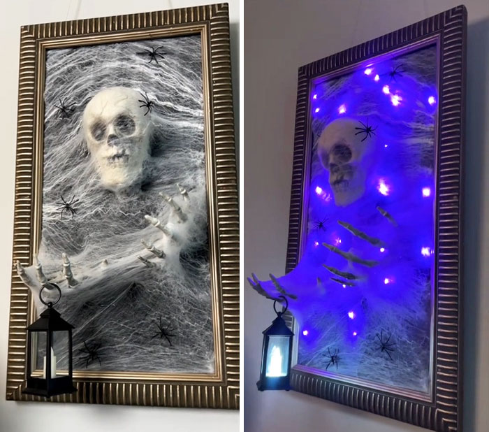 This Halloween, Upcycle Your Broken Picture Frame