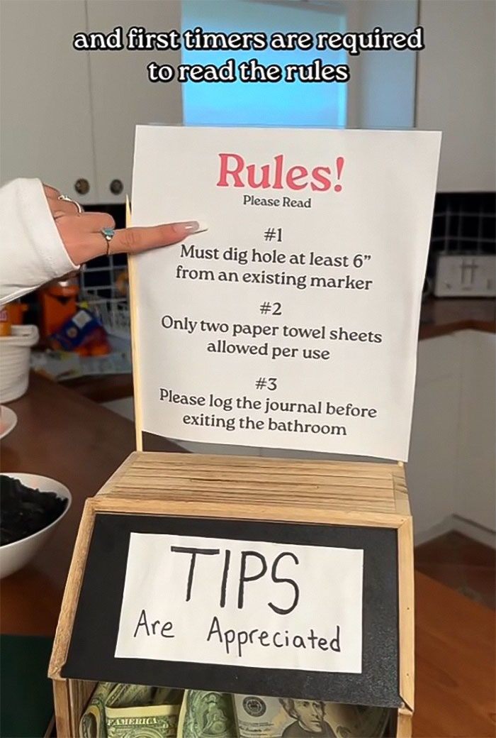 Exclusive: Woman Requires All Her Guests To Use &ldquo;Human Litter Box&rdquo; Next To Her Kitchen