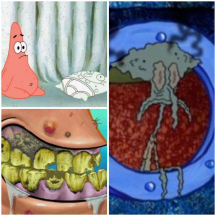 Unbelievably Cursed Spongebob Frames (18 Pics)