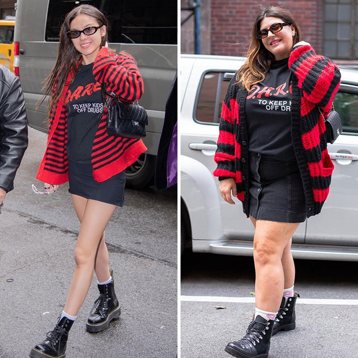 Katie Sturino's Recreation Of Olivia Rodrigo's Look