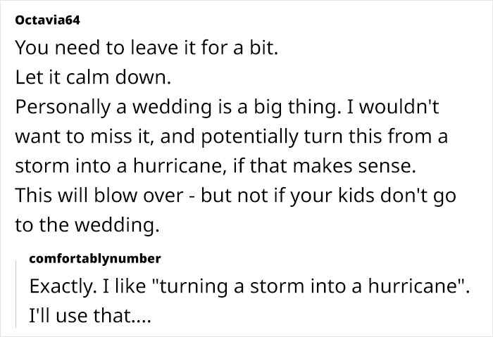 Teens Will Bail On Aunt's Wedding 3 Weeks In Advance After Facing Backlash From Her In An Argument Teens Will Bail On Aunt's Wedding 3 Weeks In Advance After Facing Backlash From Her In An Argument