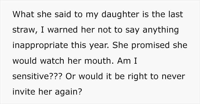 Lady Has Been Ruining Relatives' Lives With Her Words For Years, Daughter Ends Up Snapping At Her Lady Has Been Ruining Relatives' Lives With Her Words For Years, Daughter Ends Up Snapping At Her