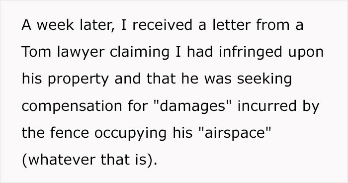 Person Replaces Old Fence After Property Survey, Faces Unexpected Lawsuit From Their Neighbor Person Replaces Old Fence After Property Survey, Faces Unexpected Lawsuit From Their Neighbor