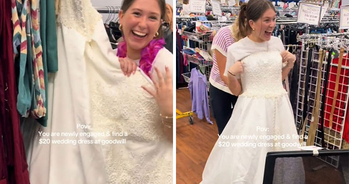 Bride-To-Be Stunned To Find “Perfect” Wedding Dress For $20 At Thrift Store