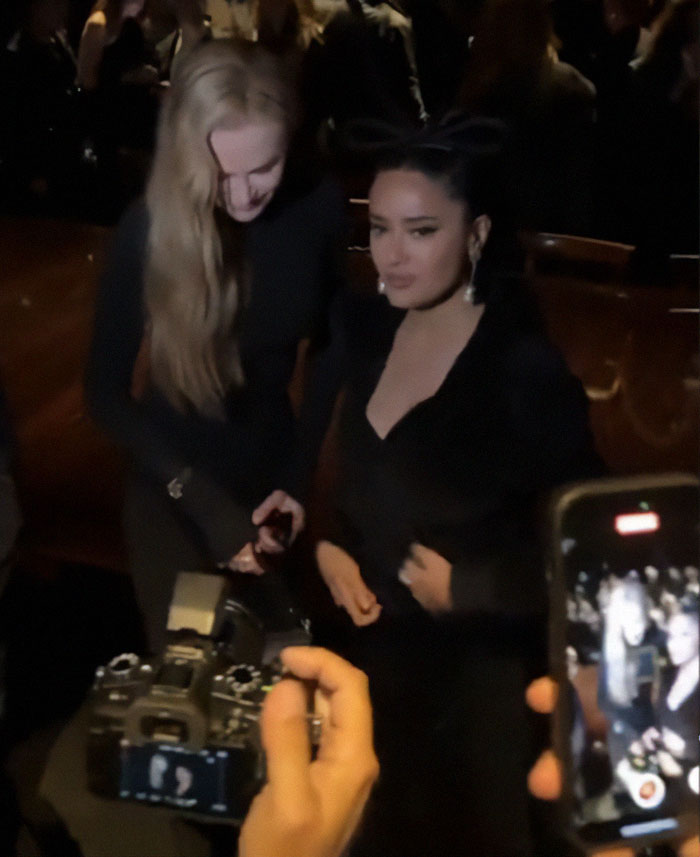 Nicole Kidman Sparks Controversy After Seemingly Pushing Salma Hayek Away In Heated Exchange