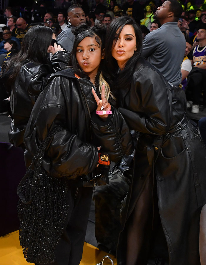 North West Gifts Mom Kim Kardashian Necklace With Bizarre Toilet-Themed Engraving For 44th B-Day