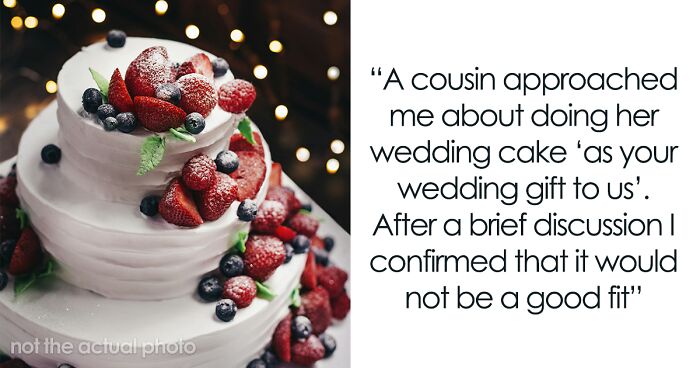 Hobby Baker Offers To Pay $250 Towards Cousin’s Wedding Cake As A Gift, Drama Ensues