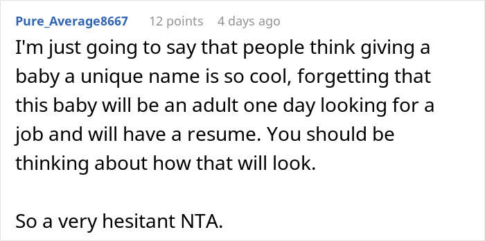 Mom Gets A Reality Check About Her &ldquo;Unique&rdquo; Baby Name After Aunt Bursts Out Laughing