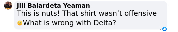 Marine Corps Vet Left "Humiliated" After She's Removed From Delta Flight Over "Threatening" Shirt Marine Corps Vet Left "Humiliated" After She's Removed From Delta Flight Over "Threatening" Shirt