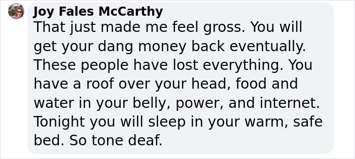 Woman Gets Reality Check After Complaining About Vacation Following Hurricane Helene Woman Gets Reality Check After Complaining About Vacation Following Hurricane Helene