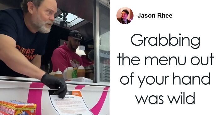 “Mean” Interaction Between Rainn Wilson And Influencer Visiting His Food Truck Goes Viral