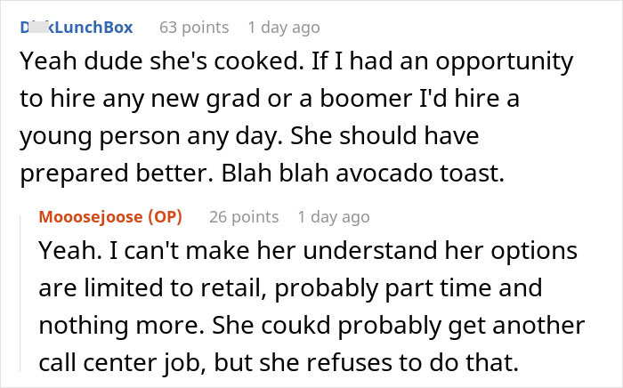 63YO Has To Find A Job, Realizes All Of Her Kid's Complaints Were Real And Valid 63YO Has To Find A Job, Realizes All Of Her Kid's Complaints Were Real And Valid